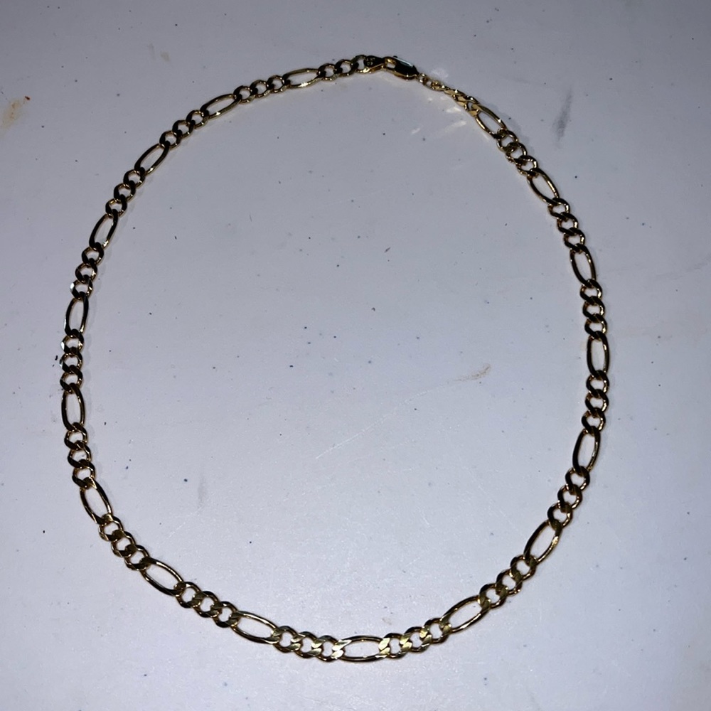 “14 KT DG” and “MADE ITALY” stamped mens Gold necklace 28 grams 19-20inch length
